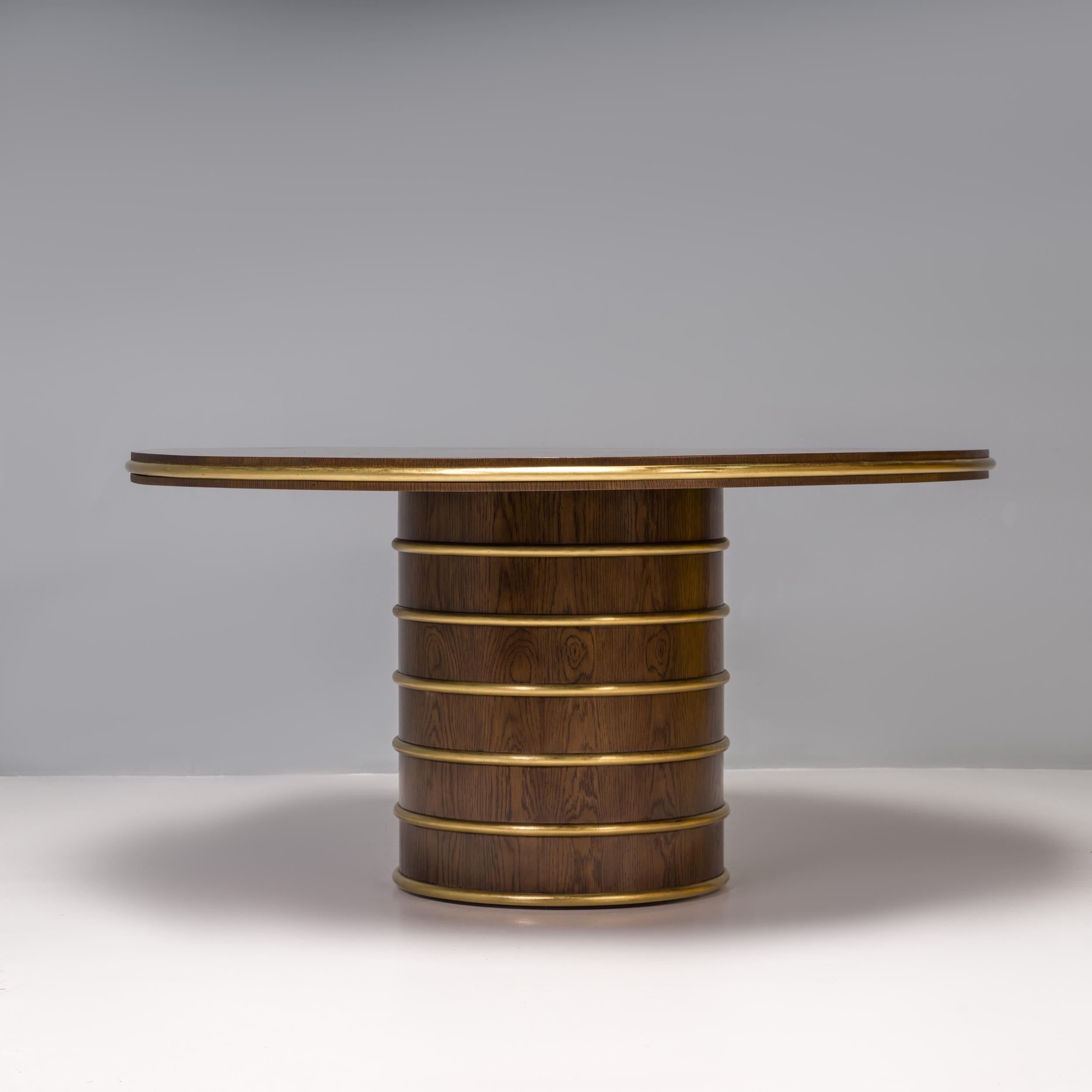 Julian Chichester founded his furniture design company in 1995, inspired by the classic shapes from the 19th and 20th centuries and adding his own unique twist through contemporary finishes and details.

The Madrid dining table is constructed from