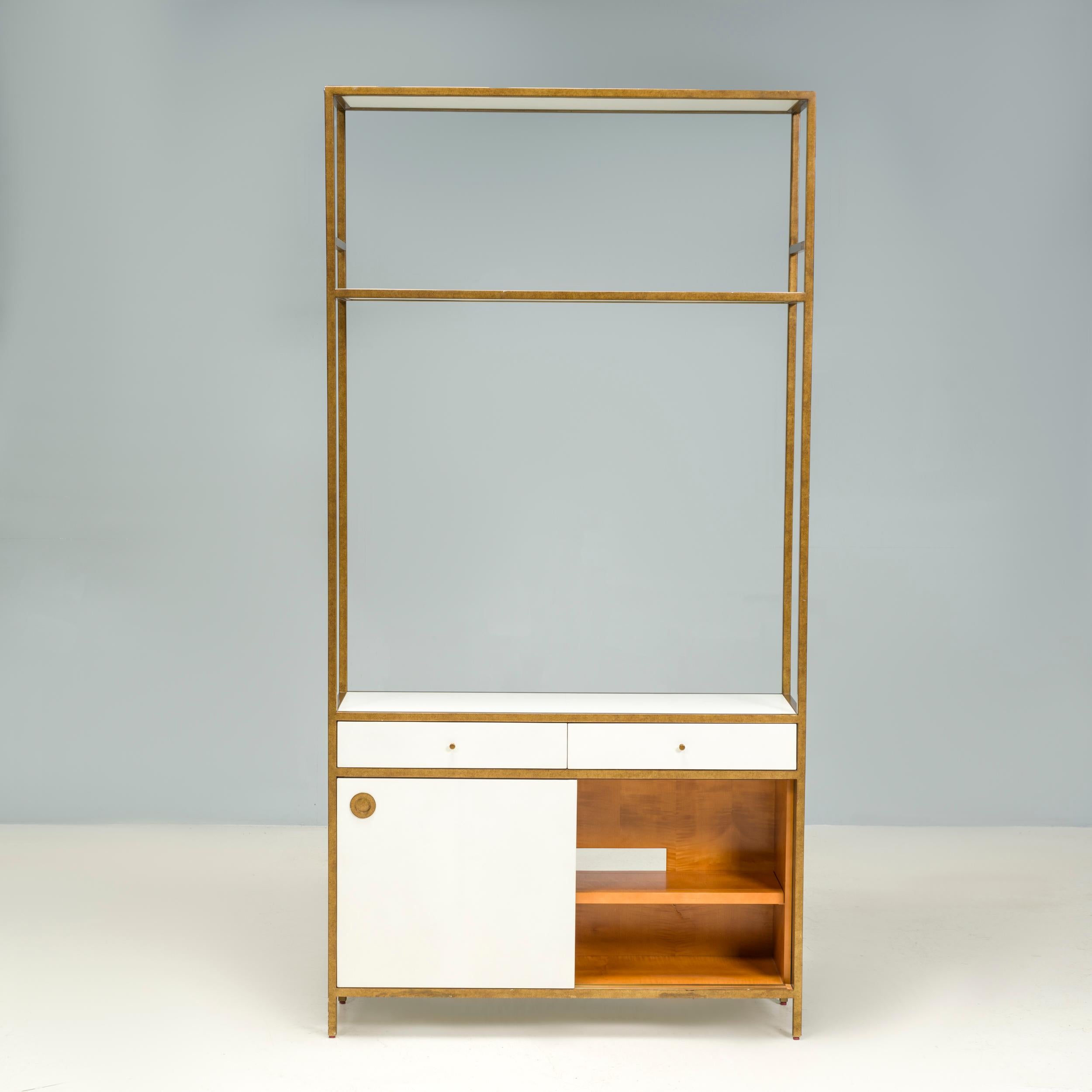 Julian Chichester founded his furniture design company in 1995, inspired by the classic shapes from the 19th and 20th centuries and adding his own unique twist through contemporary finishes and details.

The University bookshelf features a slimline