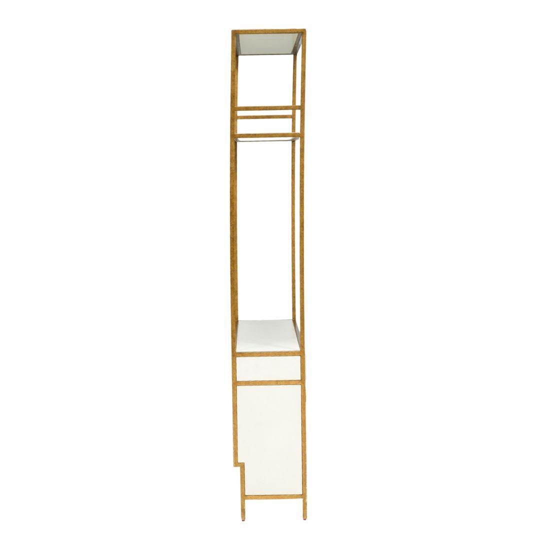 English Julian Chichester Natural Vellum University Bookshelf For Sale
