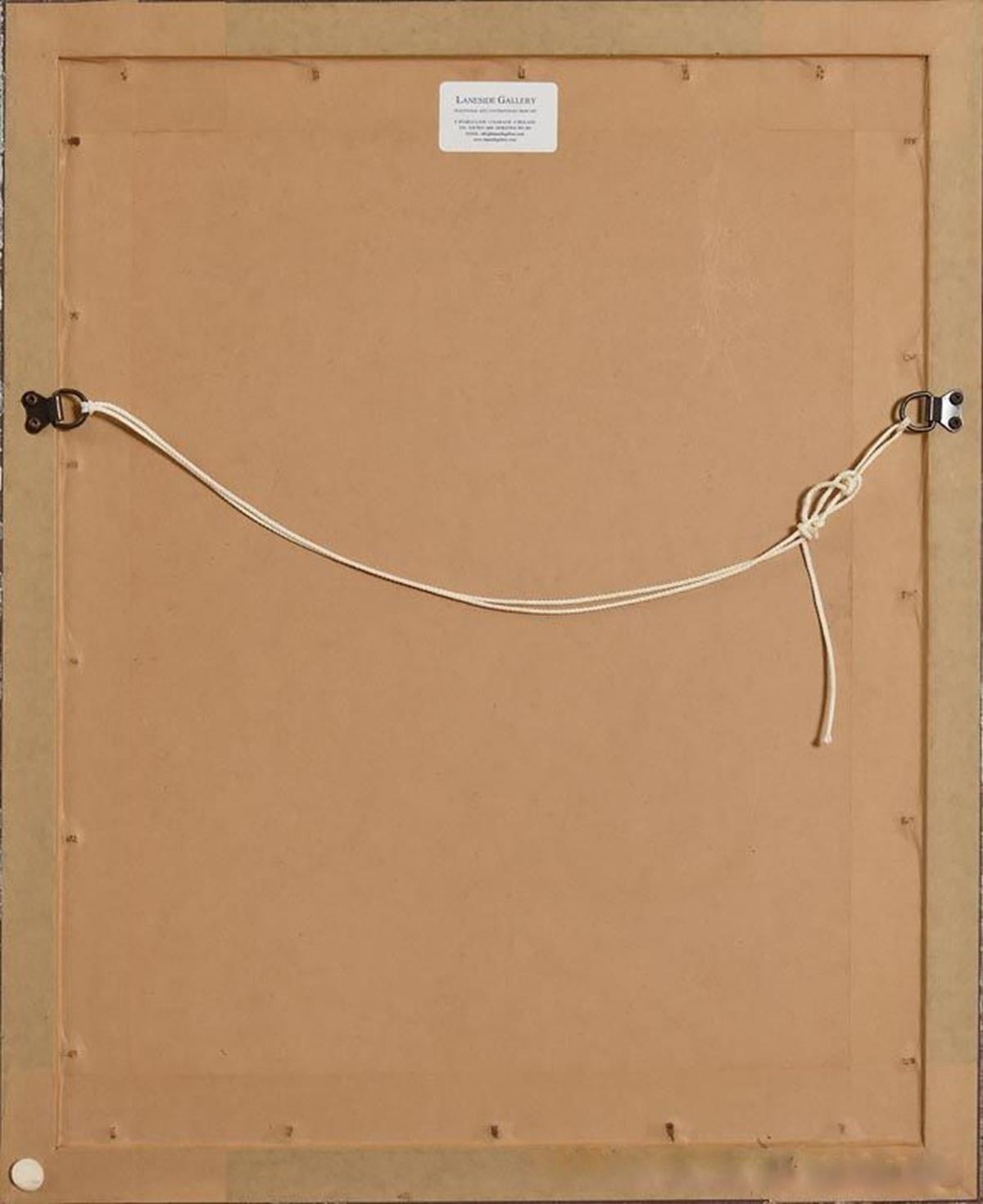 Julian Friers Irisches Ölgemälde auf Karton Vogelfalke (Papier) im Angebot