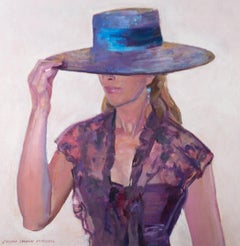 Julian Gordon Mitchell - Contemporary Oil, The Mysterious Woman