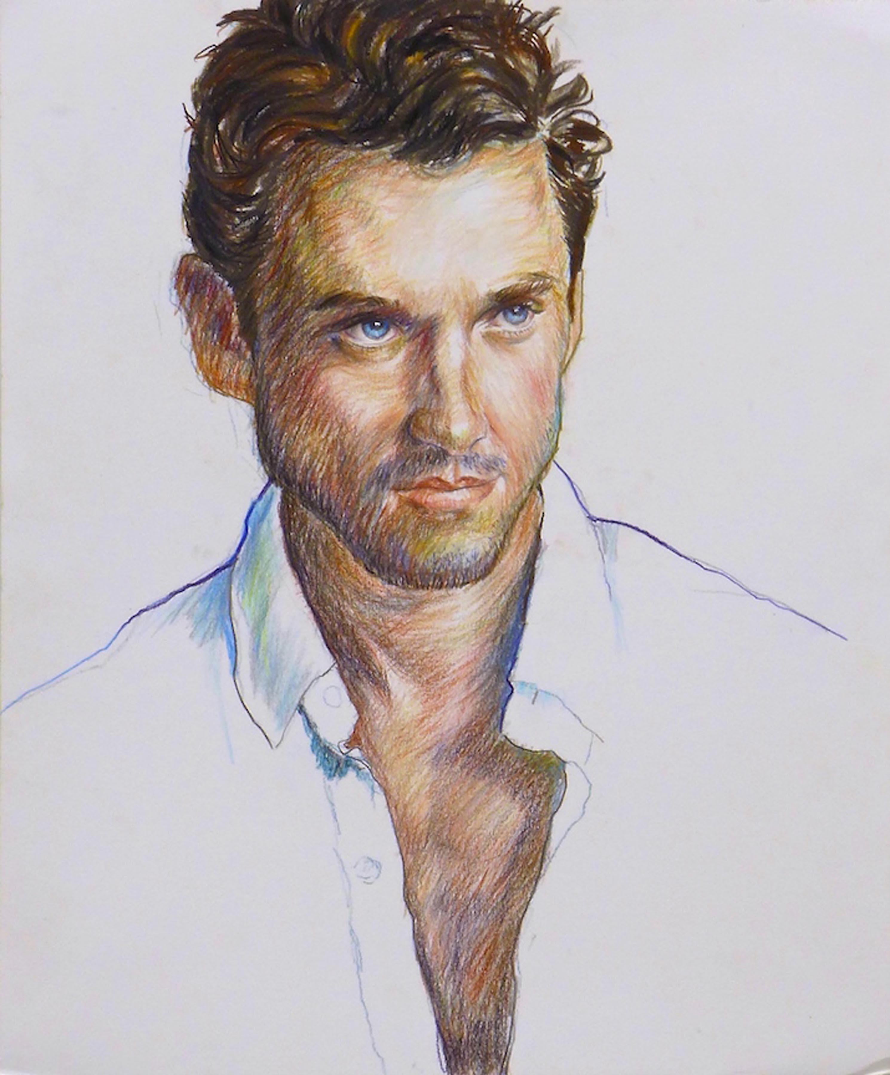 Julian Hsiung Figurative Painting - contemporary Male - Hugh