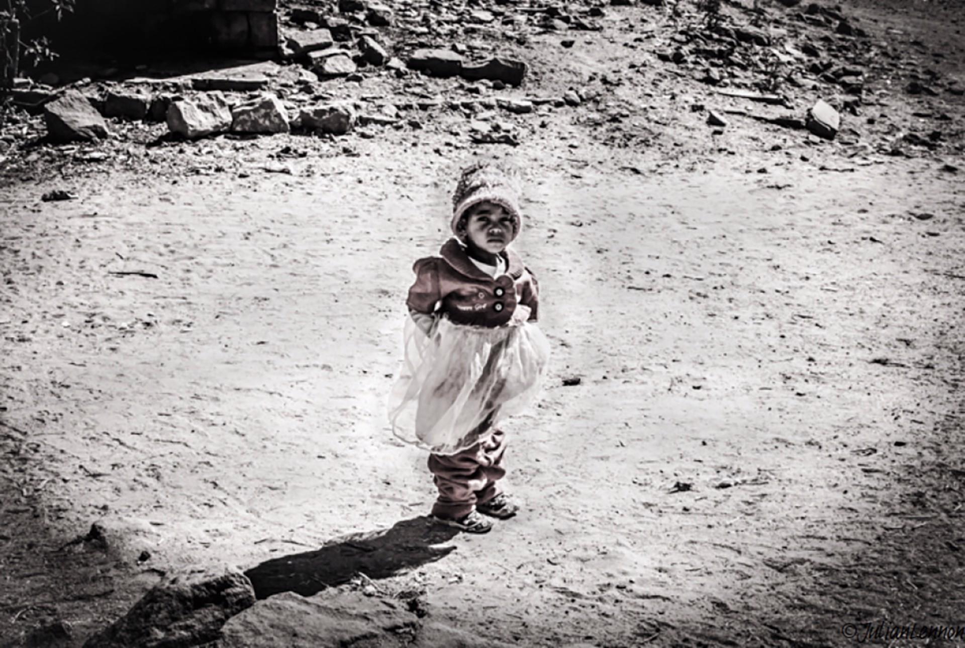 Julian Lennon Black and White Photograph - Happy Girl