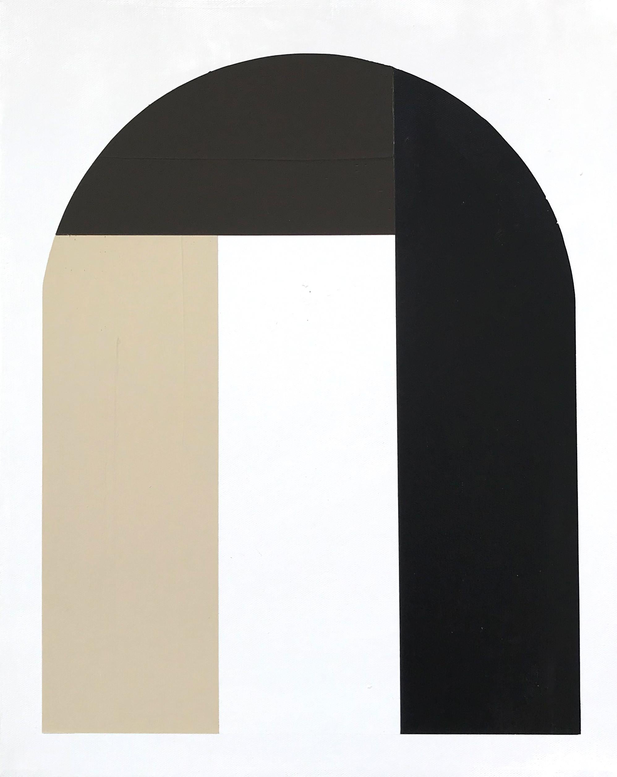 Julian Montague Abstract Painting - Western Door