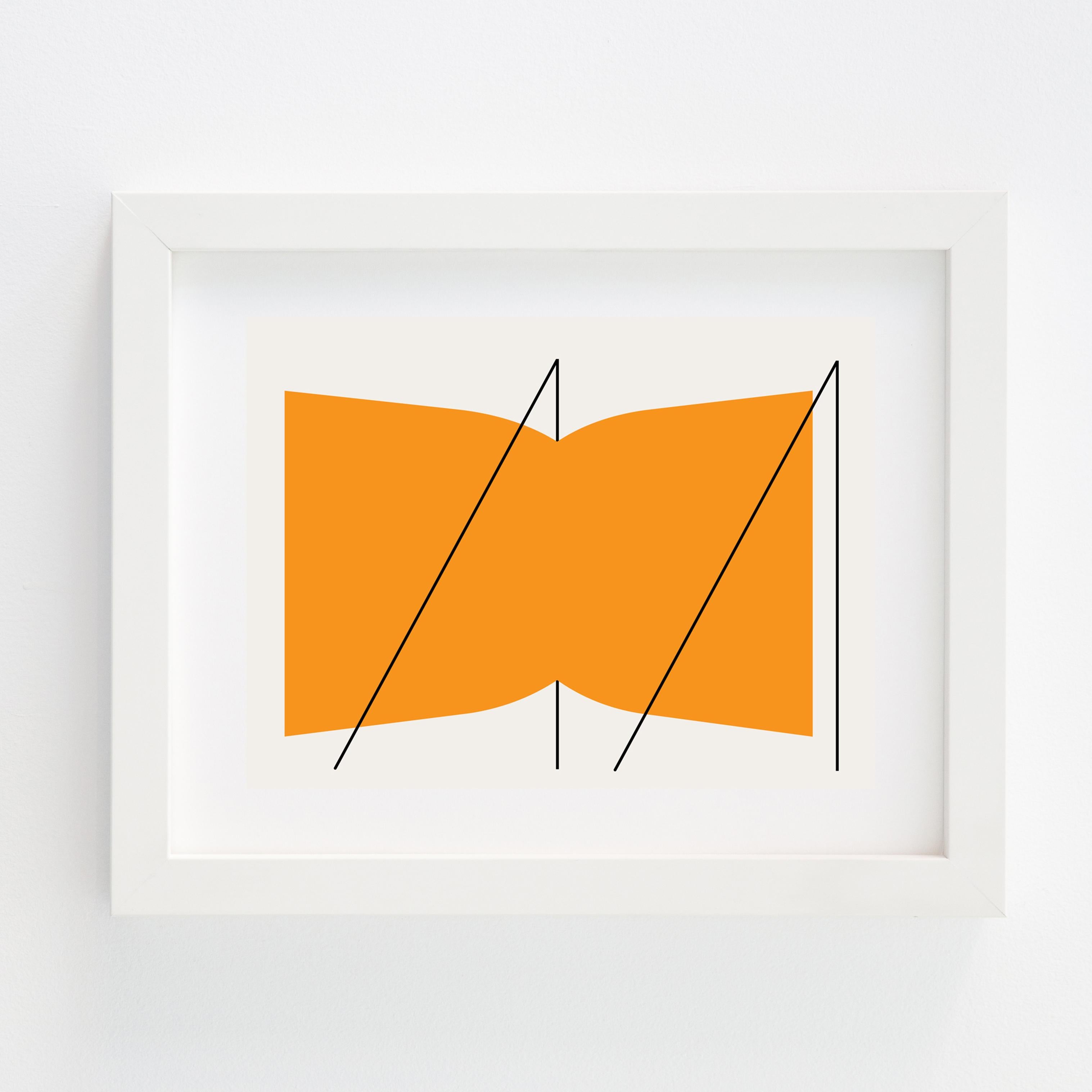 Goldene Leuchte (Orange), Abstract Photograph, von Julian Montague