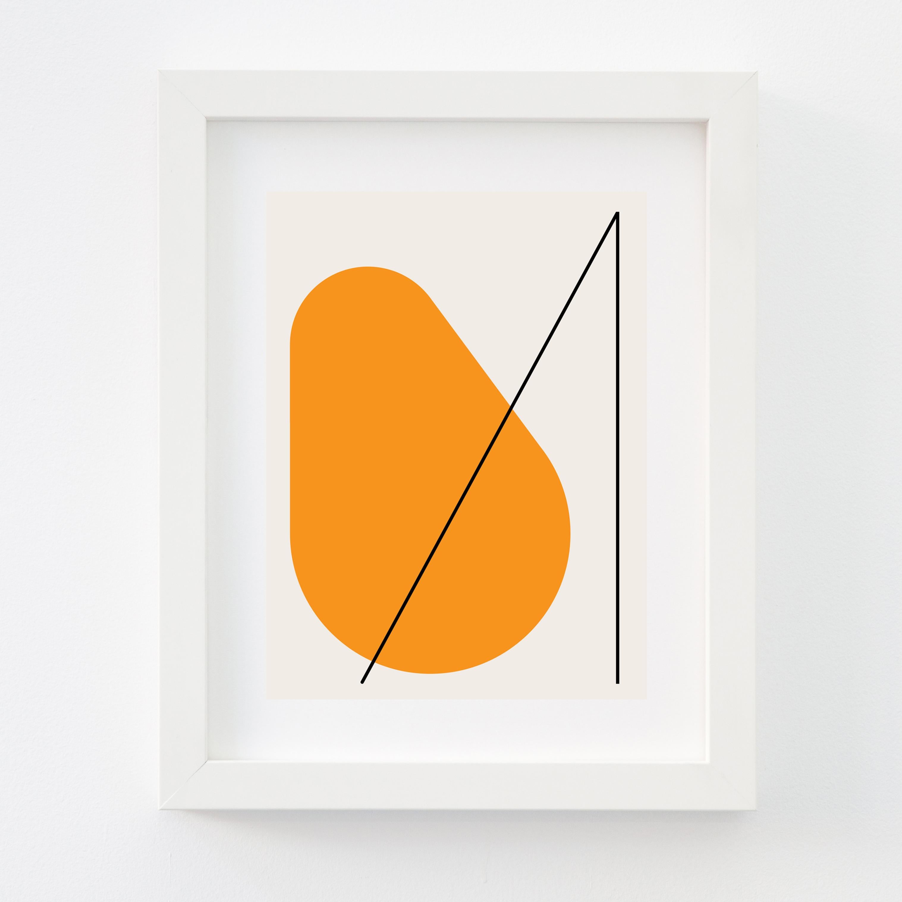 Royal Yolk, Royal Yolk (Orange), Abstract Photograph, von Julian Montague