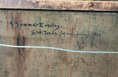 " Summer Evening Southwest Texas "   1909  Texas Hill Country Julian Onderdonk