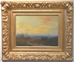 "" Soirée d'été du Sud-Ouest du Texas ""   1909  Texas Hill Country - Country