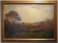 "Overlooking Lower Bay from Dongan Hills Staten Island" Date: 1907.  Large piece
