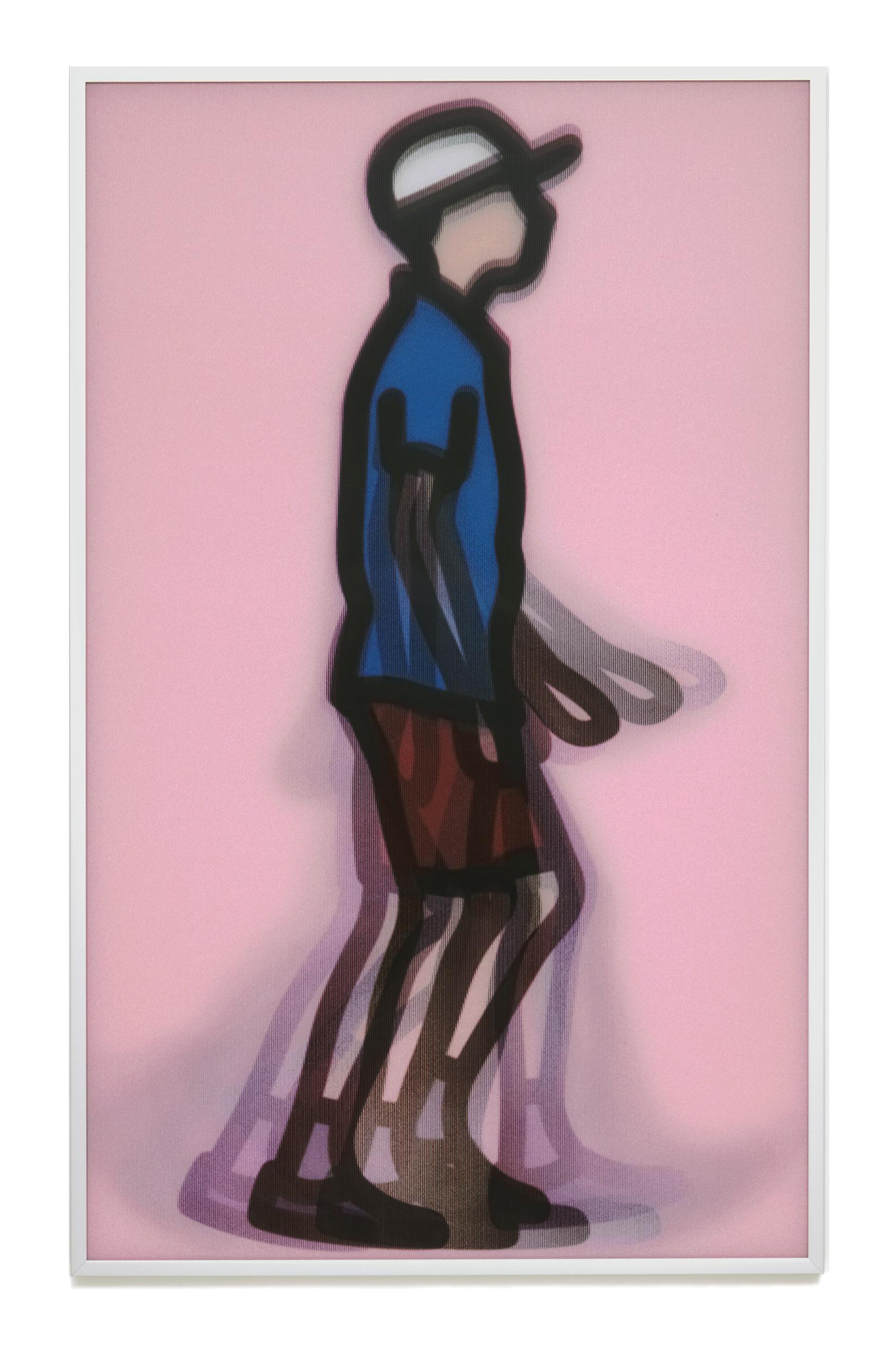 Julian Opie Figurative Print - Keyush