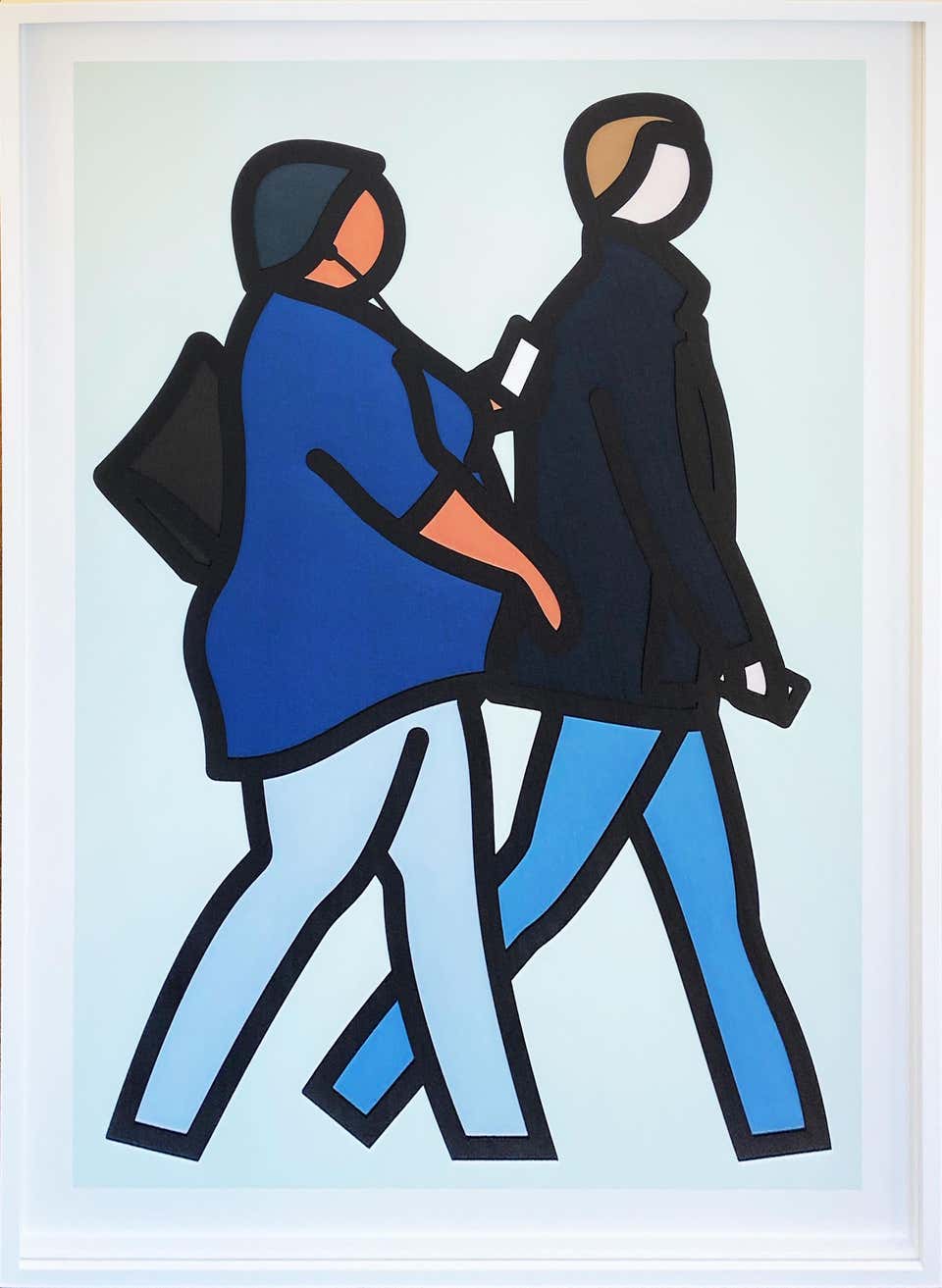 Julian Opie Walking In The Rain London For Sale At 1stDibs julian-opie-walking-in-the-rain-london-for-sale-at-1stdibs