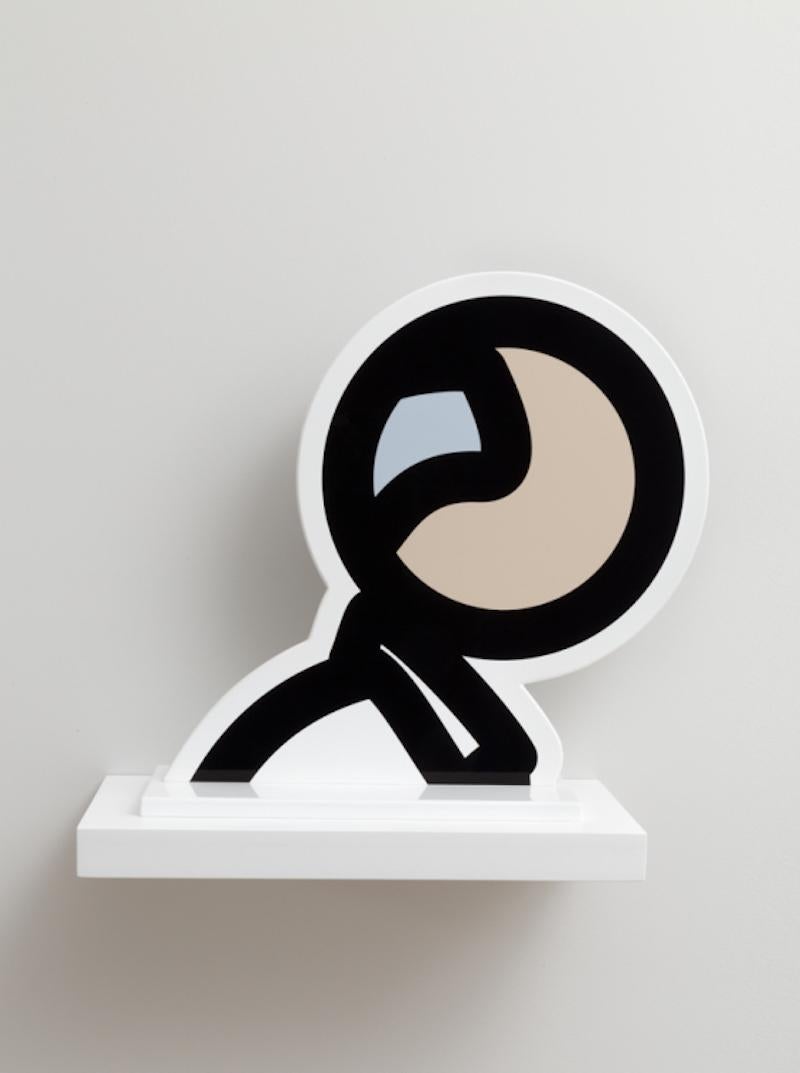 Julian Opie Figurative Sculpture - Heads - Ian