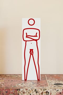 Sculpture de nus croisés Julian, plusieurs, unique, Pop Art par Julian Opie