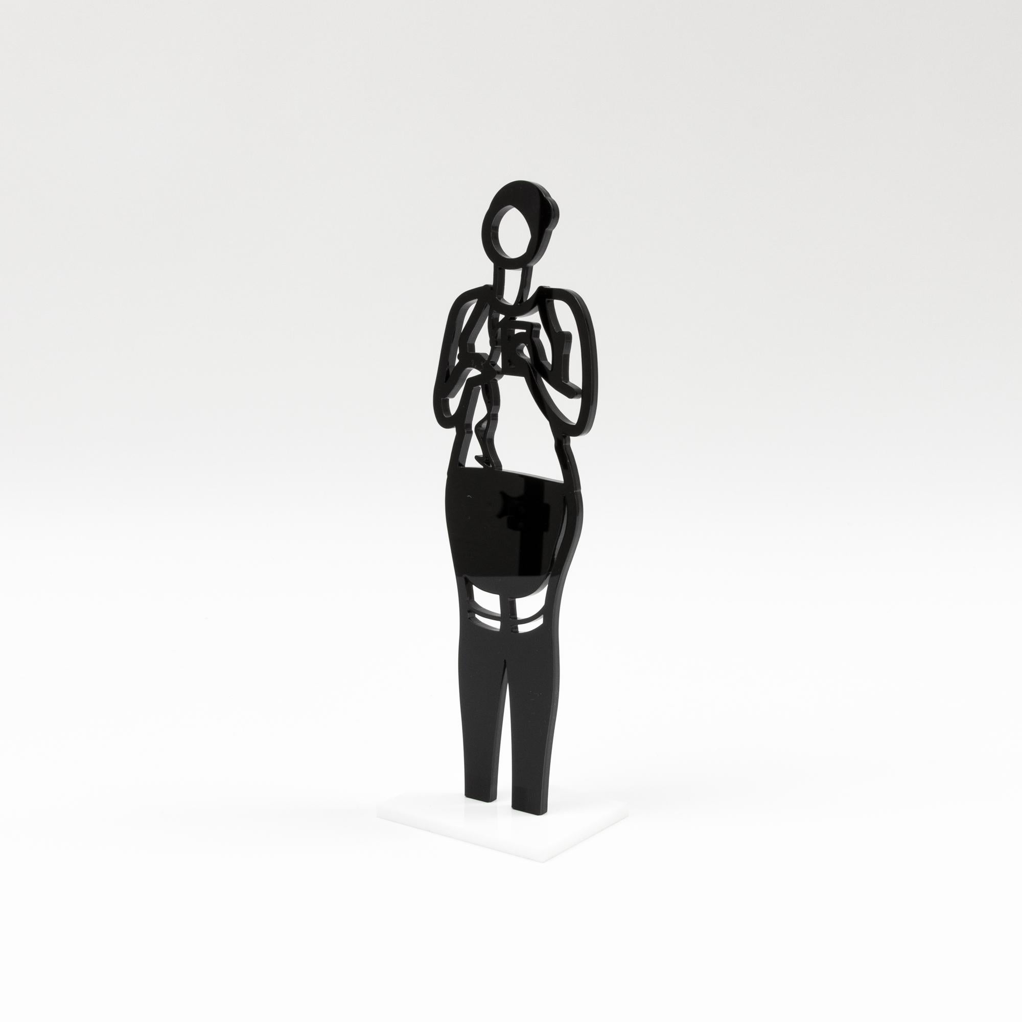 Julian Opie, Statuettes, Set of 8 Sculptures, British Pop Art, Contemporary Art 3