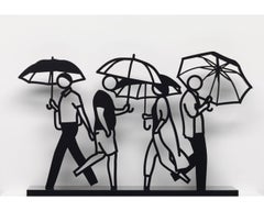 Summer Rain 3 -- Sculpture, Figurative, Multiple, Pop Art by Julian Opie