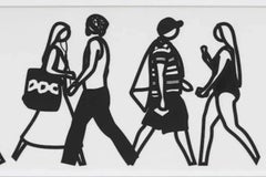 Walking In Melbourne 6 By Julian Opie
