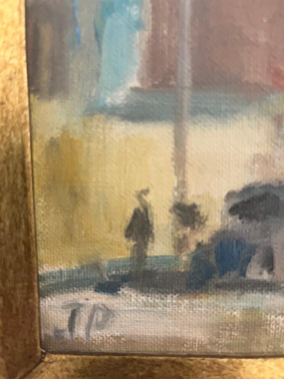 Julian Petrie, Öl auf Leinwand, Lancaster Road, Lancaster (Moderne der Mitte des Jahrhunderts) im Angebot