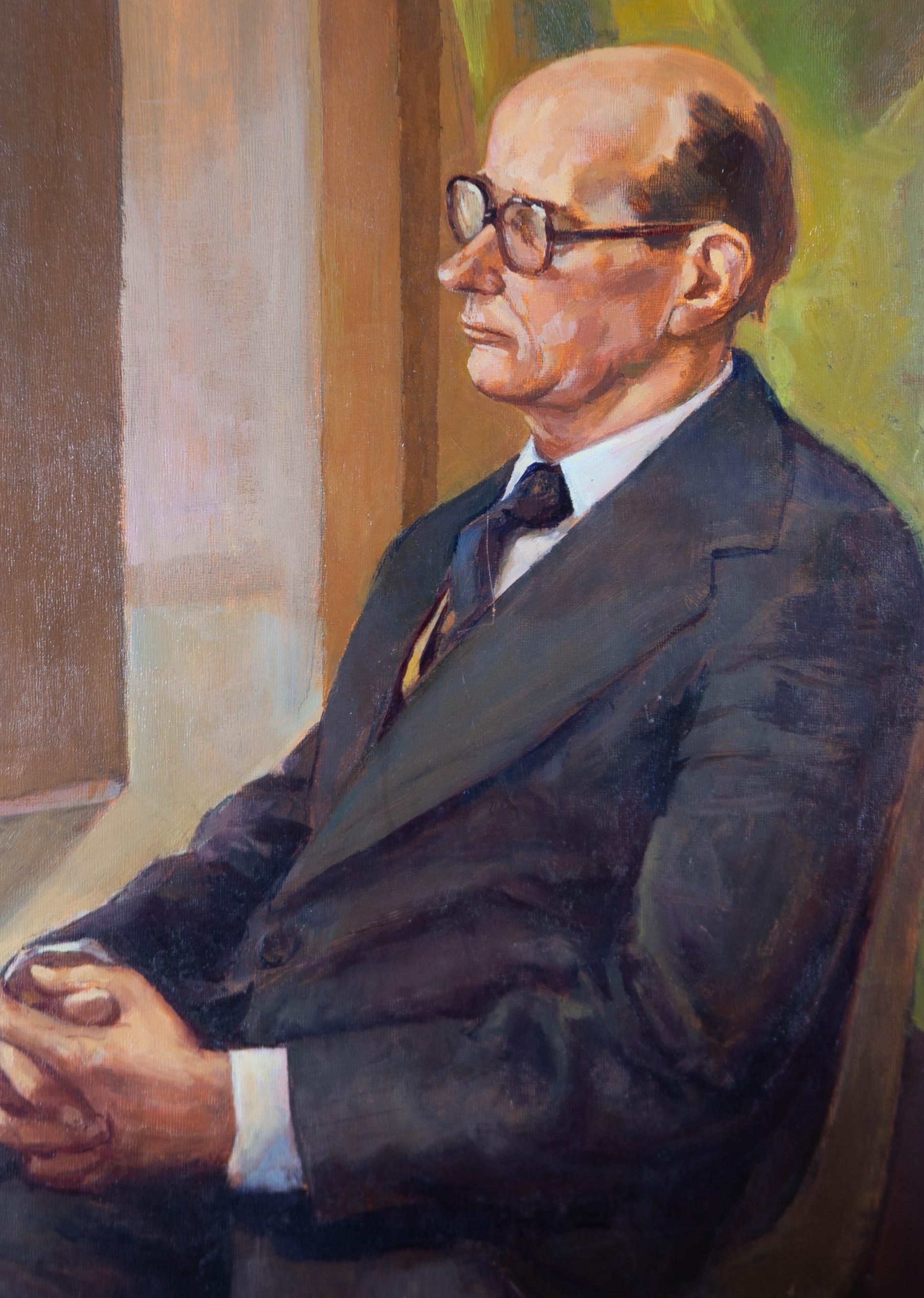 Julian Roebuck (1915-1991) - 20th Century Oil, John Wise of Combe Raleigh 3