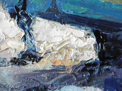 Flaring Light.   Contemporary Coastal Oil Painting