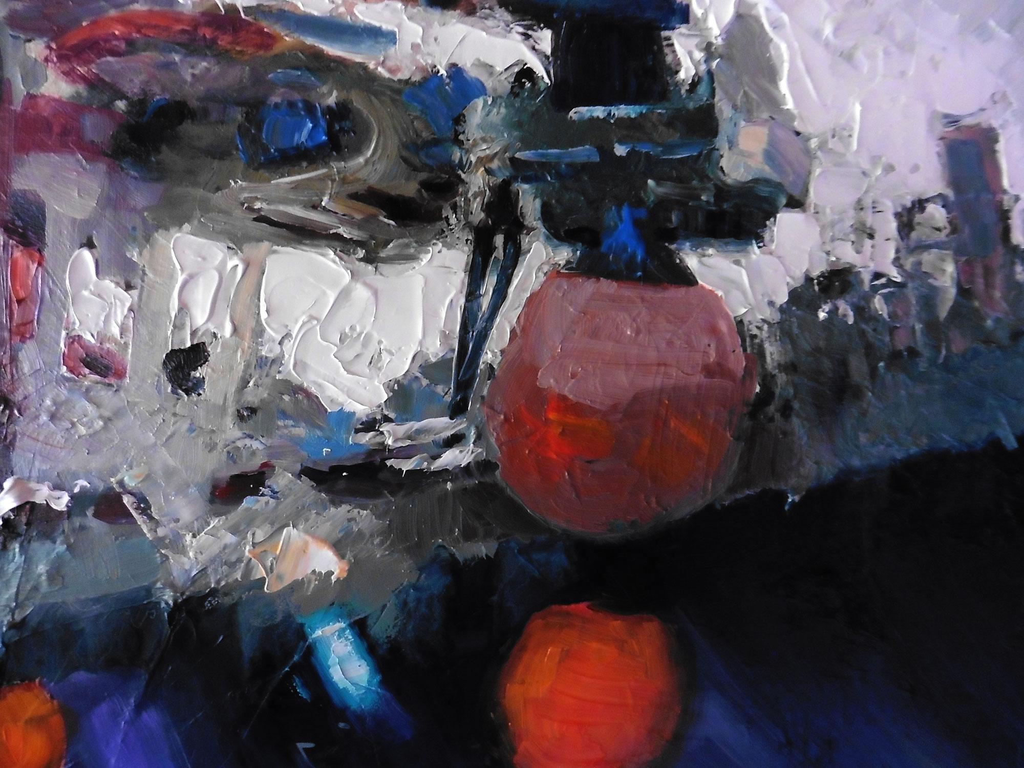 SS273.   Peinture à l'huile côtière contemporaine - Impressionnisme Painting par Julian Rowe