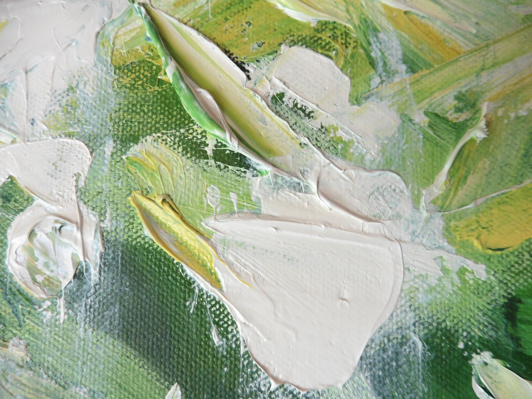 The Voice (Schwarz), Figurative Painting, von Julian Rowe