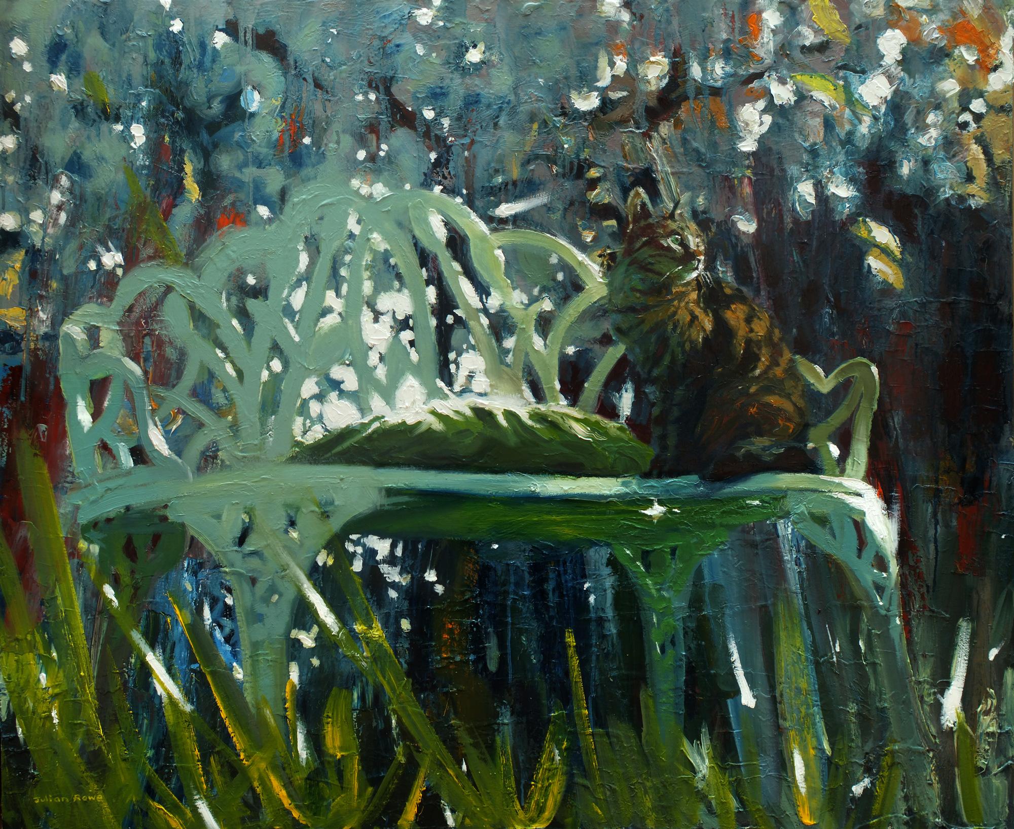 Julian Rowe Landscape Painting – There Sleeps Titania