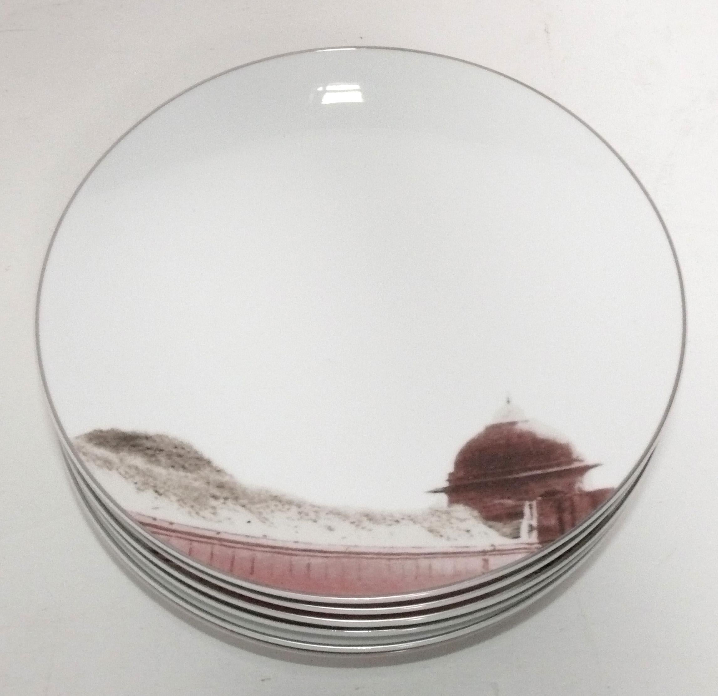 Julian Schnabel for Bernardaud 36 Piece China Set Pop Art Mid Century 1 of 2500 Bon état - En vente à Atlanta, GA