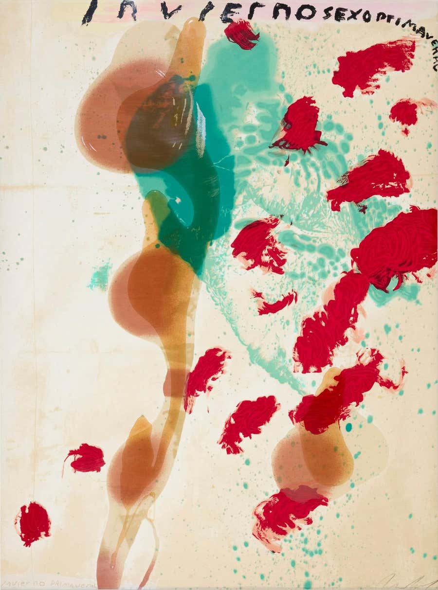 Julian Schnabel 'Inviernosexoprimaveral' (Sexual Spring-like Winter)