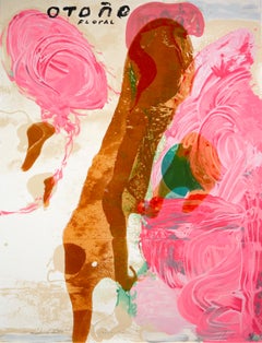 Julian Schnabel, Sexual Spring-Like Winter-Otono, hand painted silkscreen, 1995