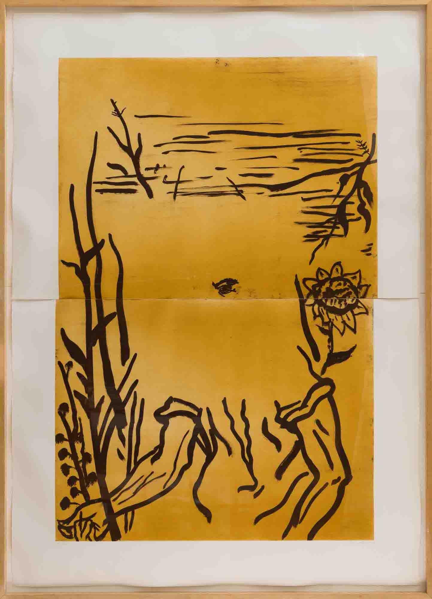 Abstract Print Julian Schnabel - Sans titre de BROOKLYN ACADEMY OF MUSIC 1986-87