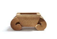 "Julian Schwarz Four Volutes", decorative basket hand-carved oak