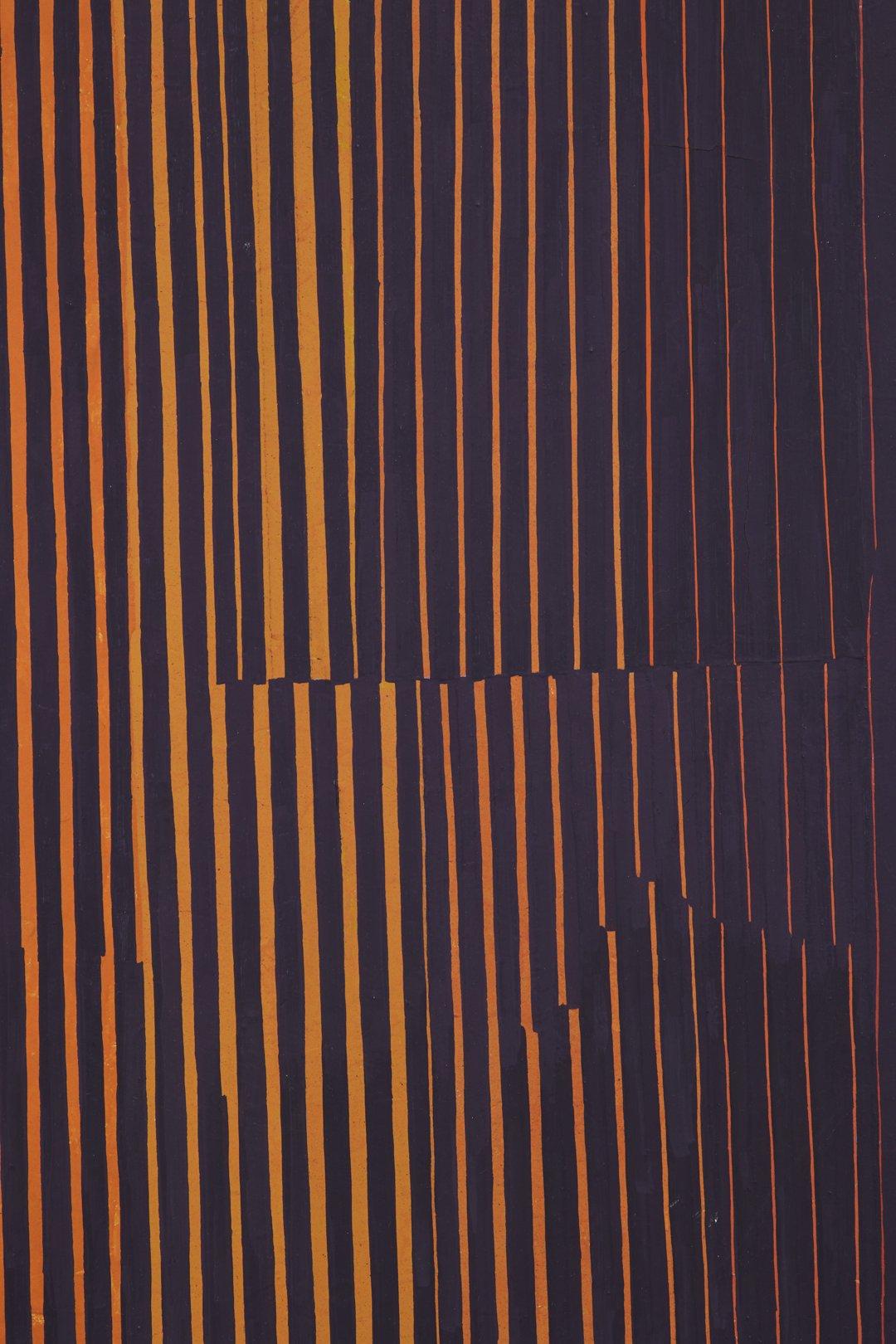 Nocturnal Variants, 1964 OpArt abstract geometric acrylic, Cleveland School - Op Art Painting by Julian Stanczak