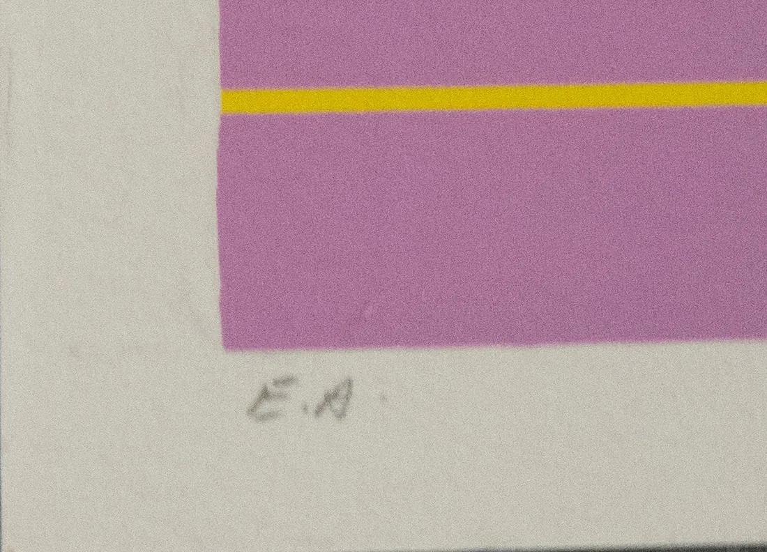 Luftbild, aus Zwölf Fortschritte (Op-Art), Print, von Julian Stanczak