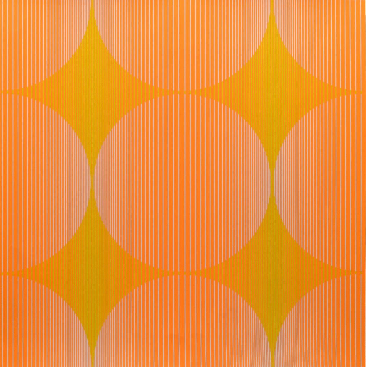 Julian Stanczak Abstract Print - Fractions, from Twelve Progressions
