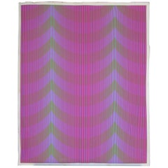 Julian Stanczak, "Veiled" Limited Edition Artist Signed Silkscreen 63/90 -  1972