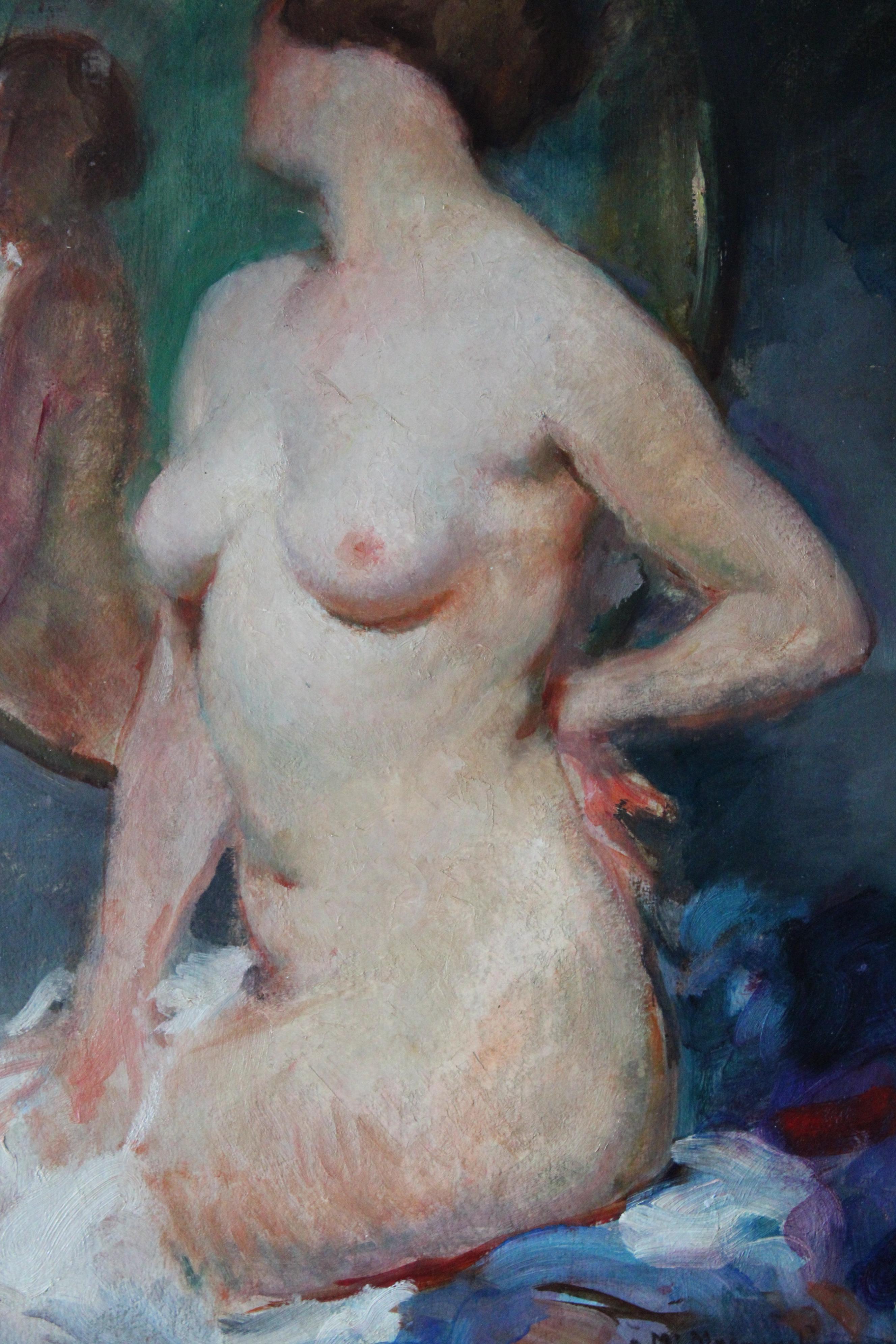 Nude Oil Painting, Figurative Nude Painting, Nude Portrait, woman oil painting 9
