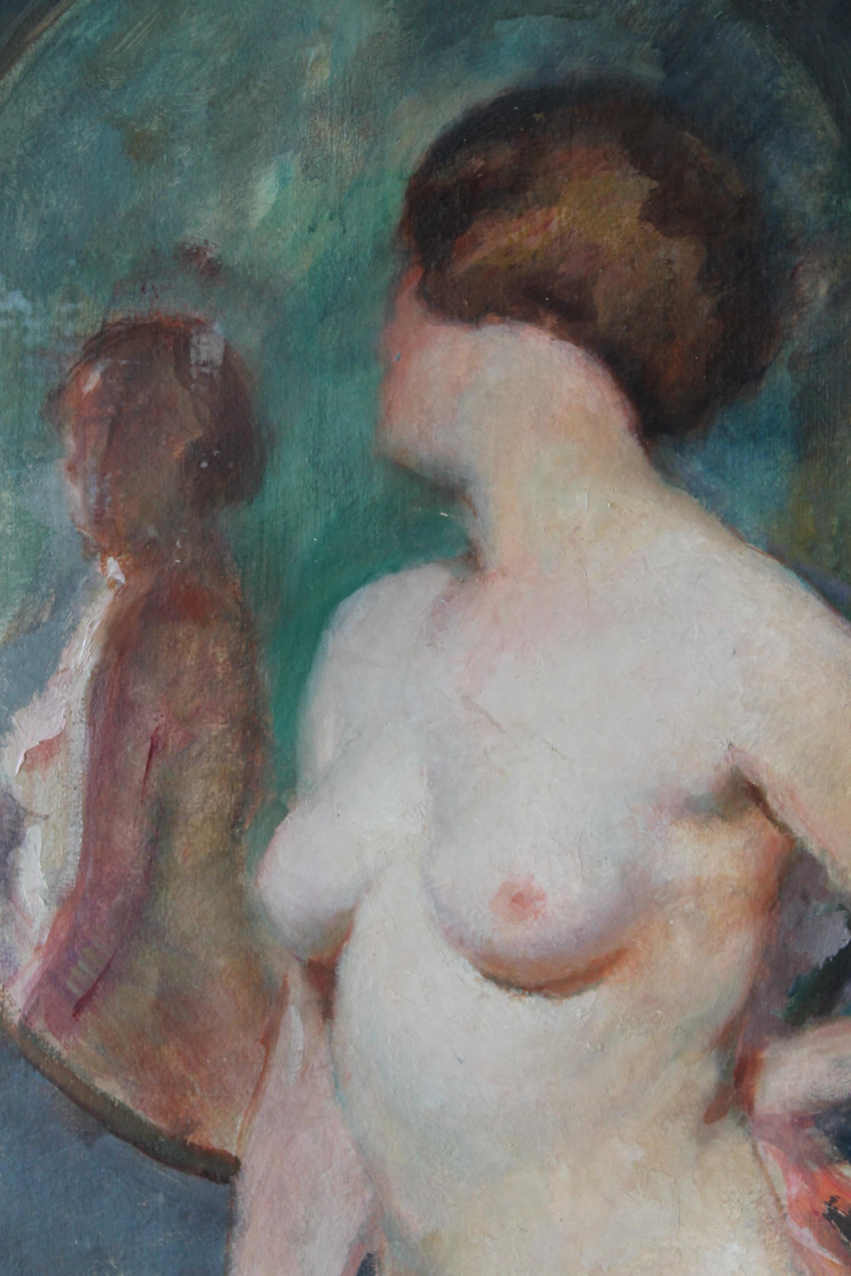Nude Oil Painting, Figurative Nude Painting, Nude Portrait, woman oil painting 2