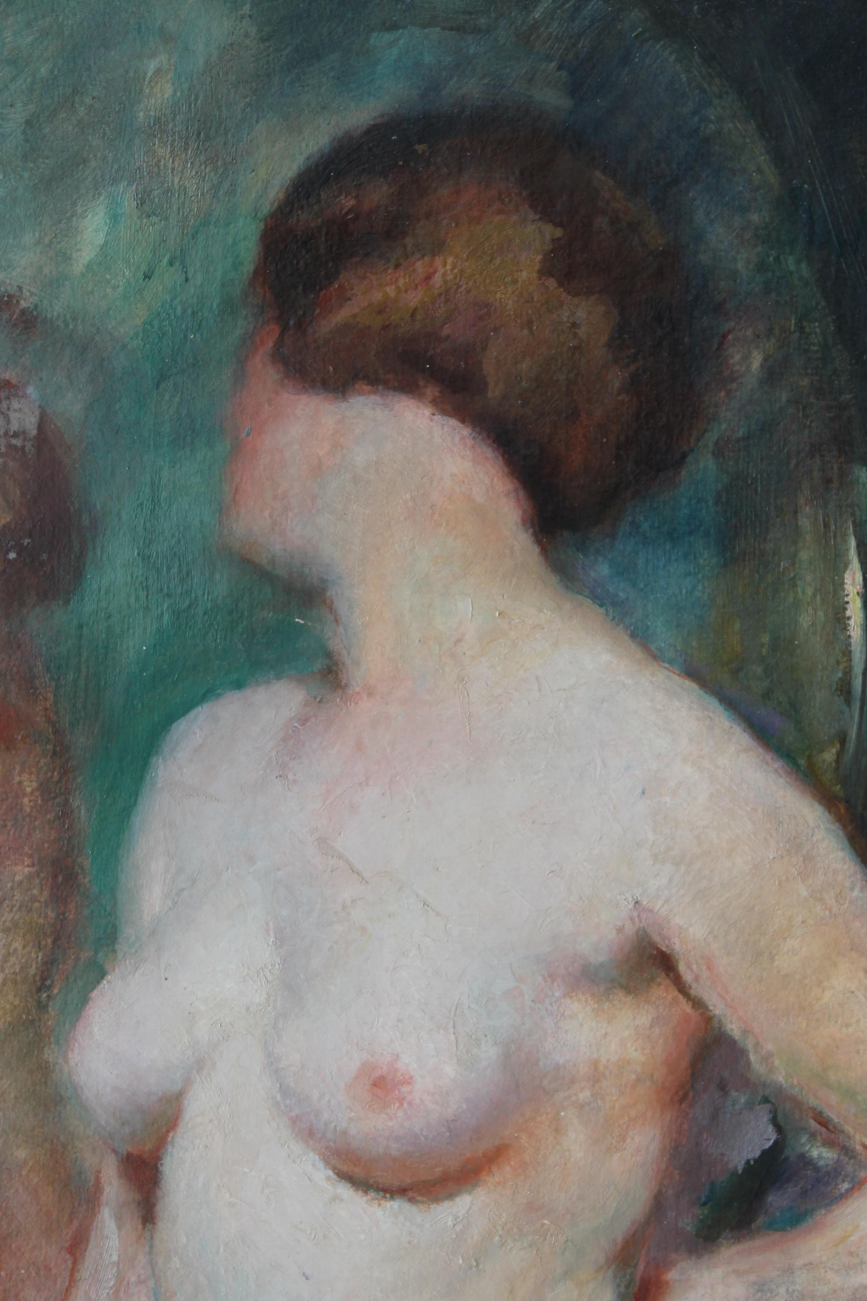Nude Oil Painting, Figurative Nude Painting, Nude Portrait, woman oil painting 5