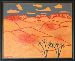 Julian Trevelyan, Brite (1910 - 1988) "Sahara" Öl auf Leinwand, 1972