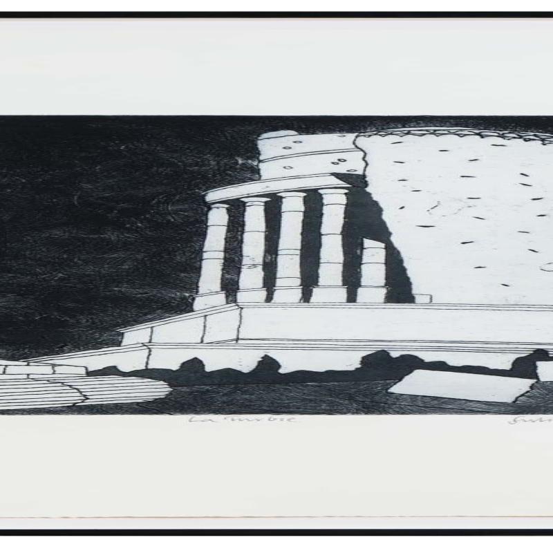 20th Century Julian Trevelyan, La Turbie For Sale
