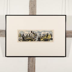 Bau der neuen Straße in Chiswick - Londoner Stadtbild aus dem 20.