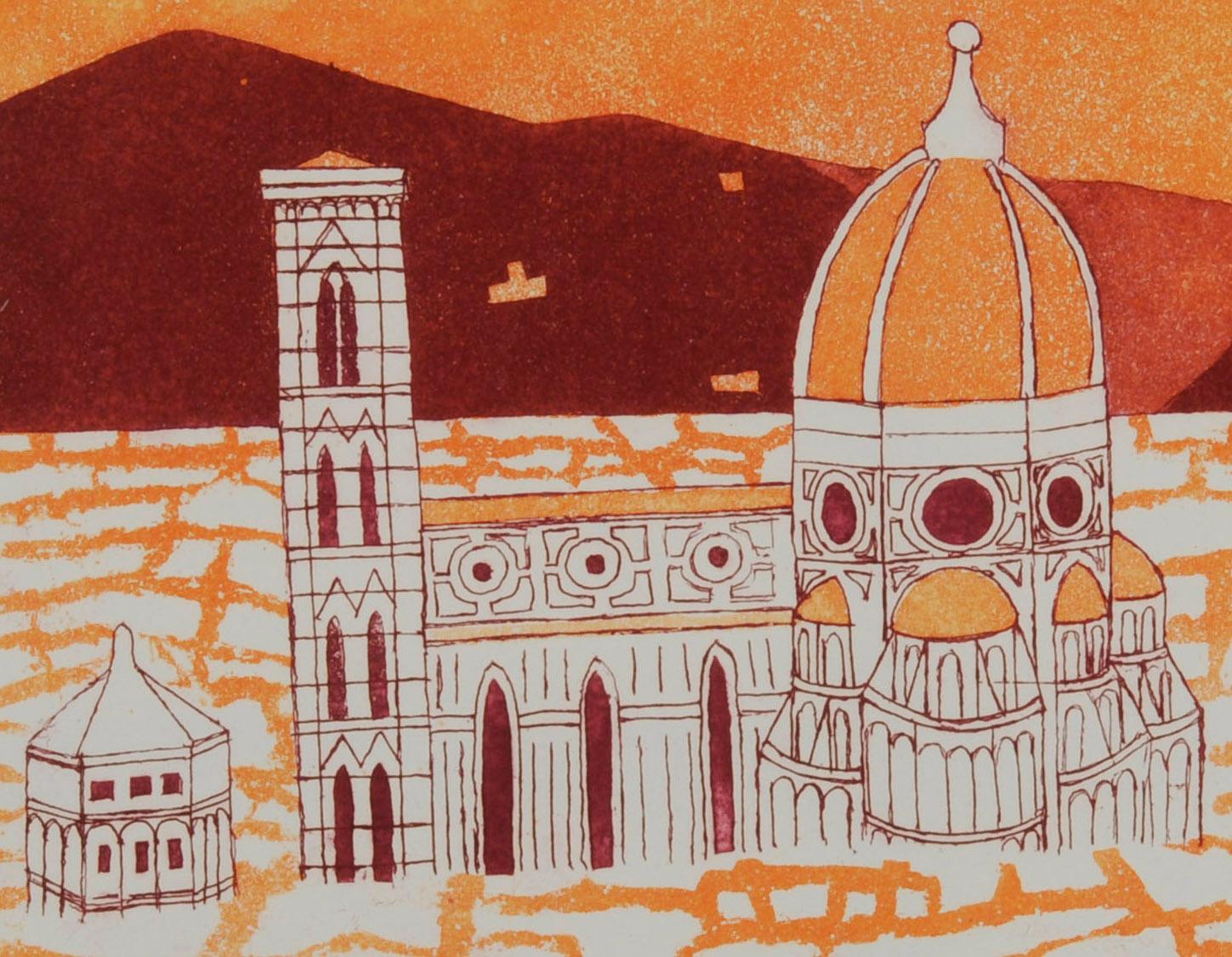 Duomo (Florence) - Print de Julian Trevelyan