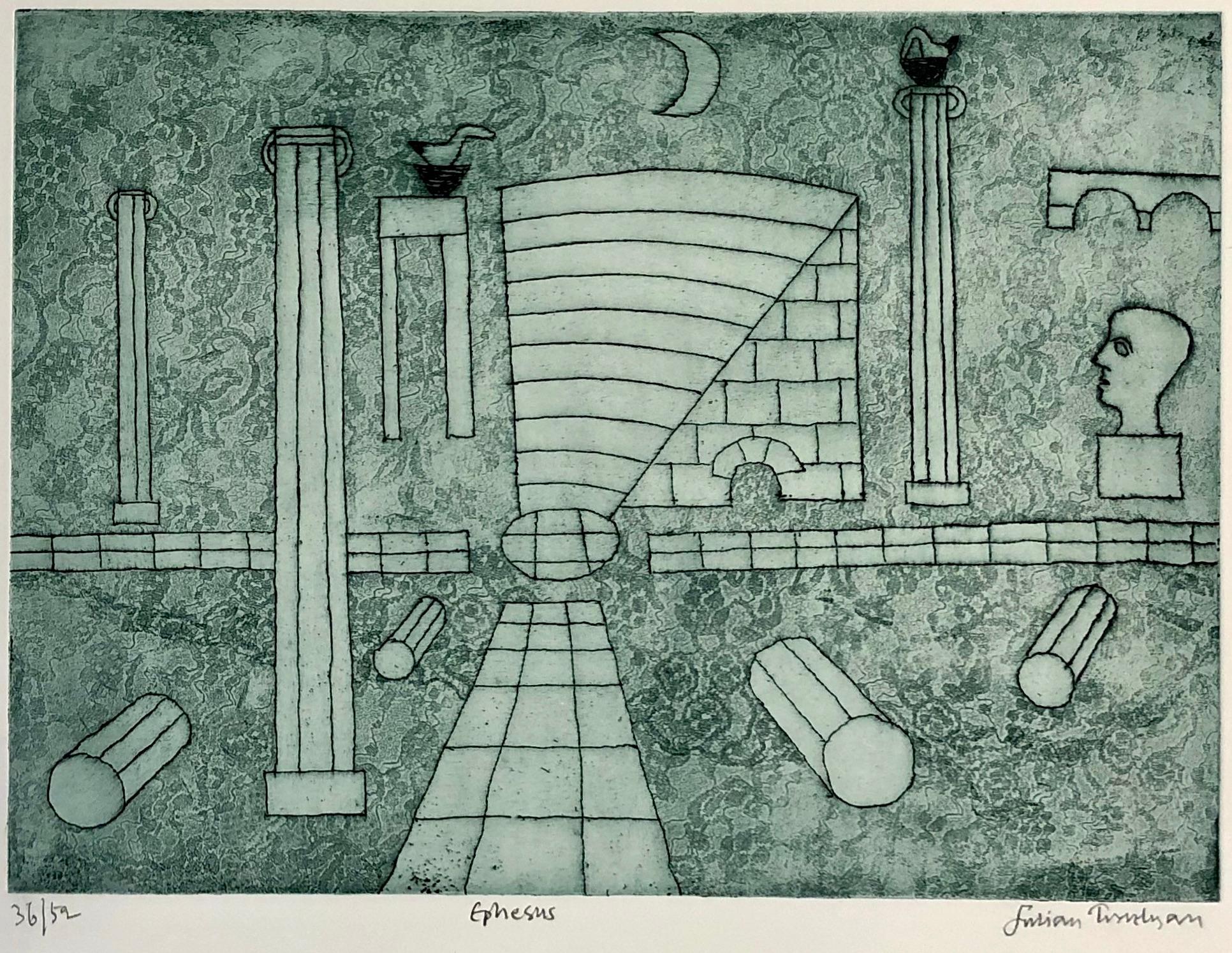 Ephesus - Print by Julian Trevelyan