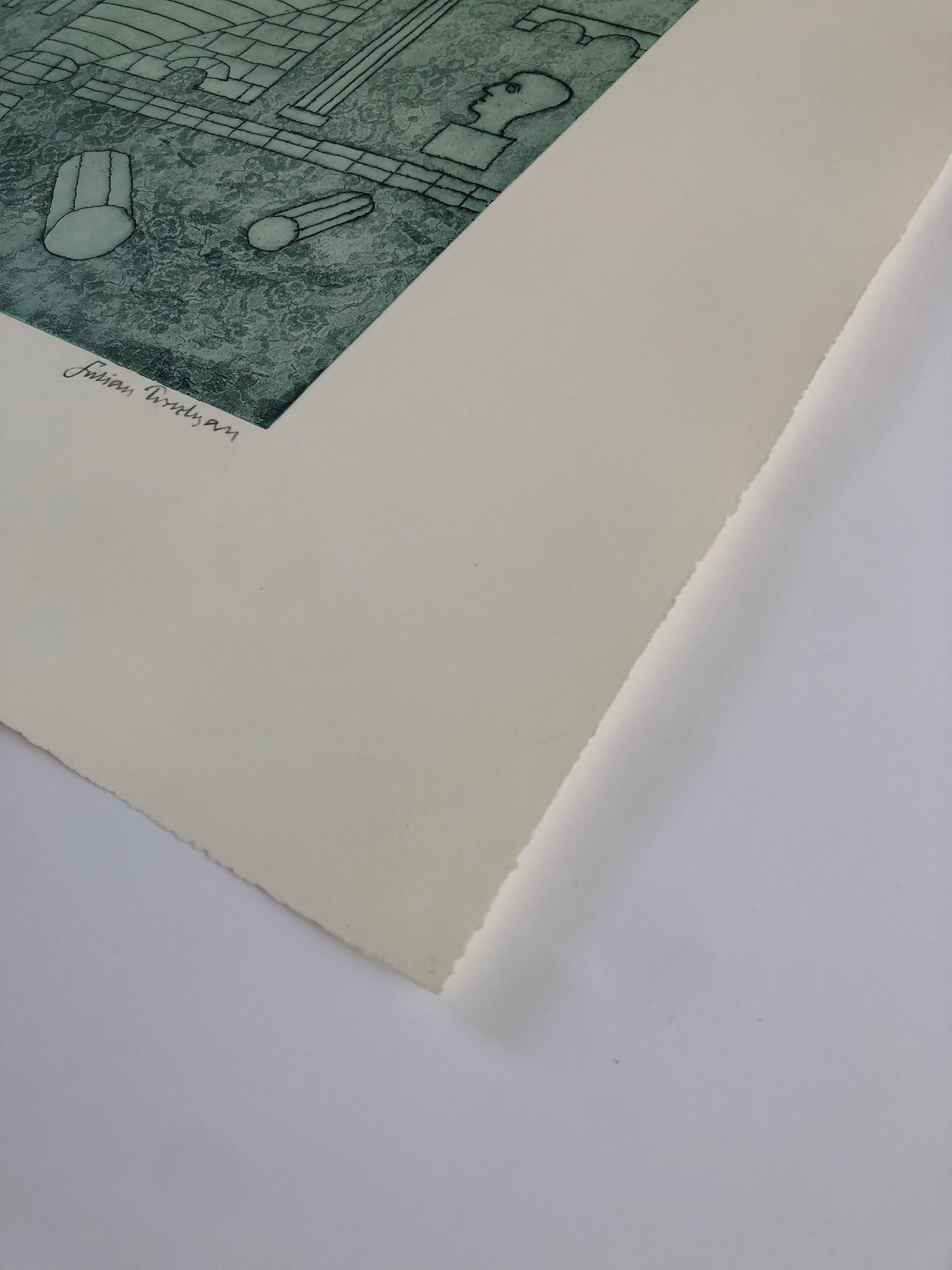 Ephesus - Post-Modern Print by Julian Trevelyan