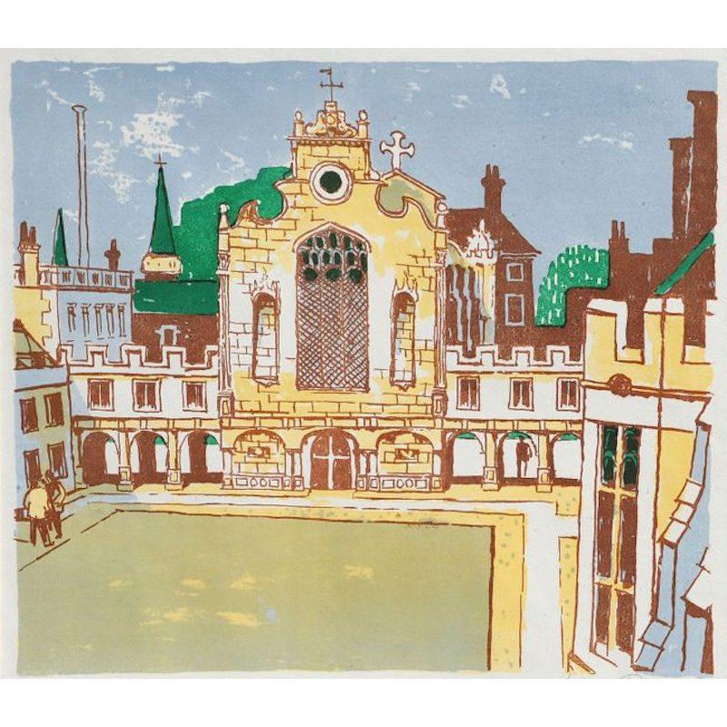 Julian Trevelyan RA, Peterhouse Cambridge College proof print (1959/62)