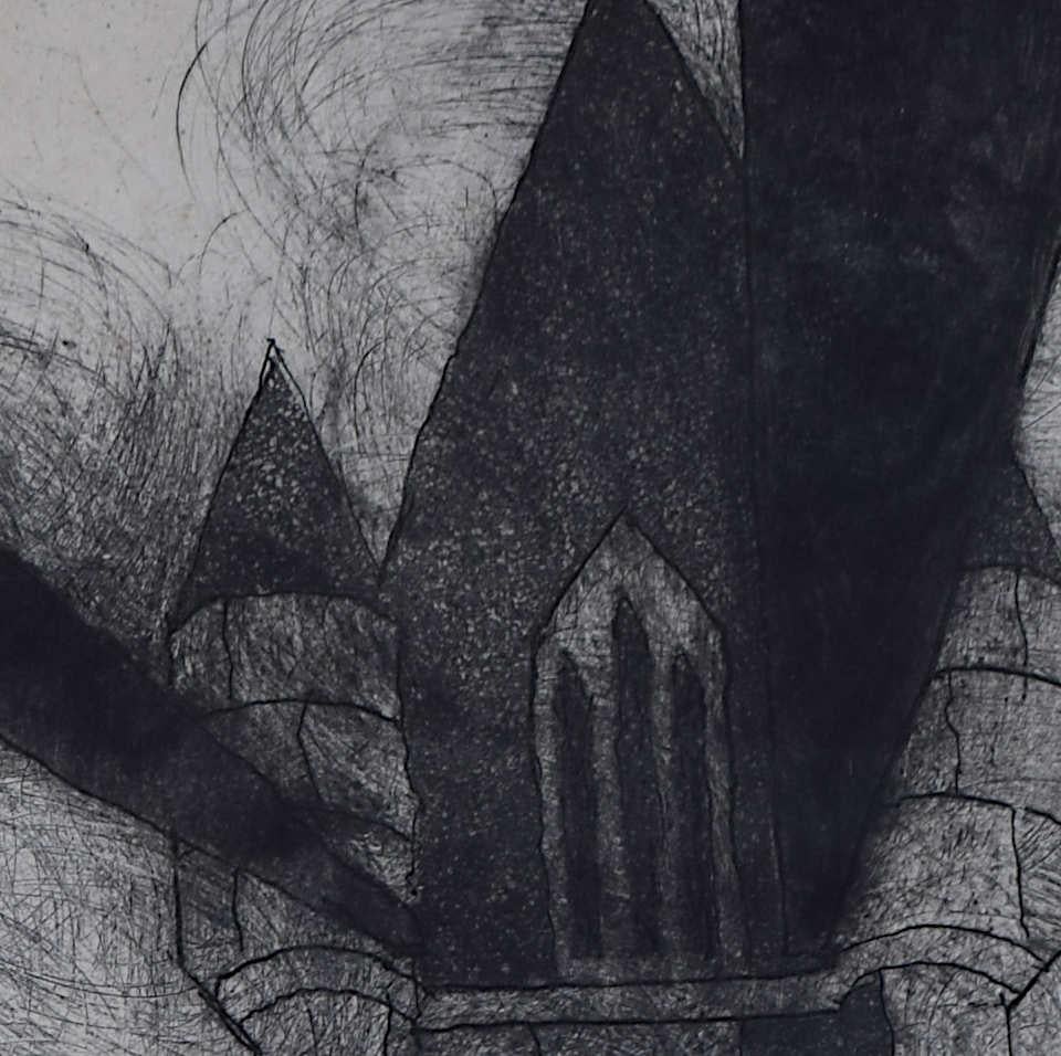 Julian Trevelyan, Tower Bridge, etching and aquatint For Sale 4