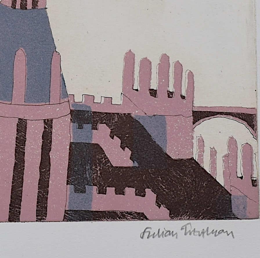 Julian Trevelyan, Westminster, Etching and Aquatint For Sale 4
