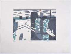 Julian Trevelyan Windsor Etching Modern British Art London Print UK Thames