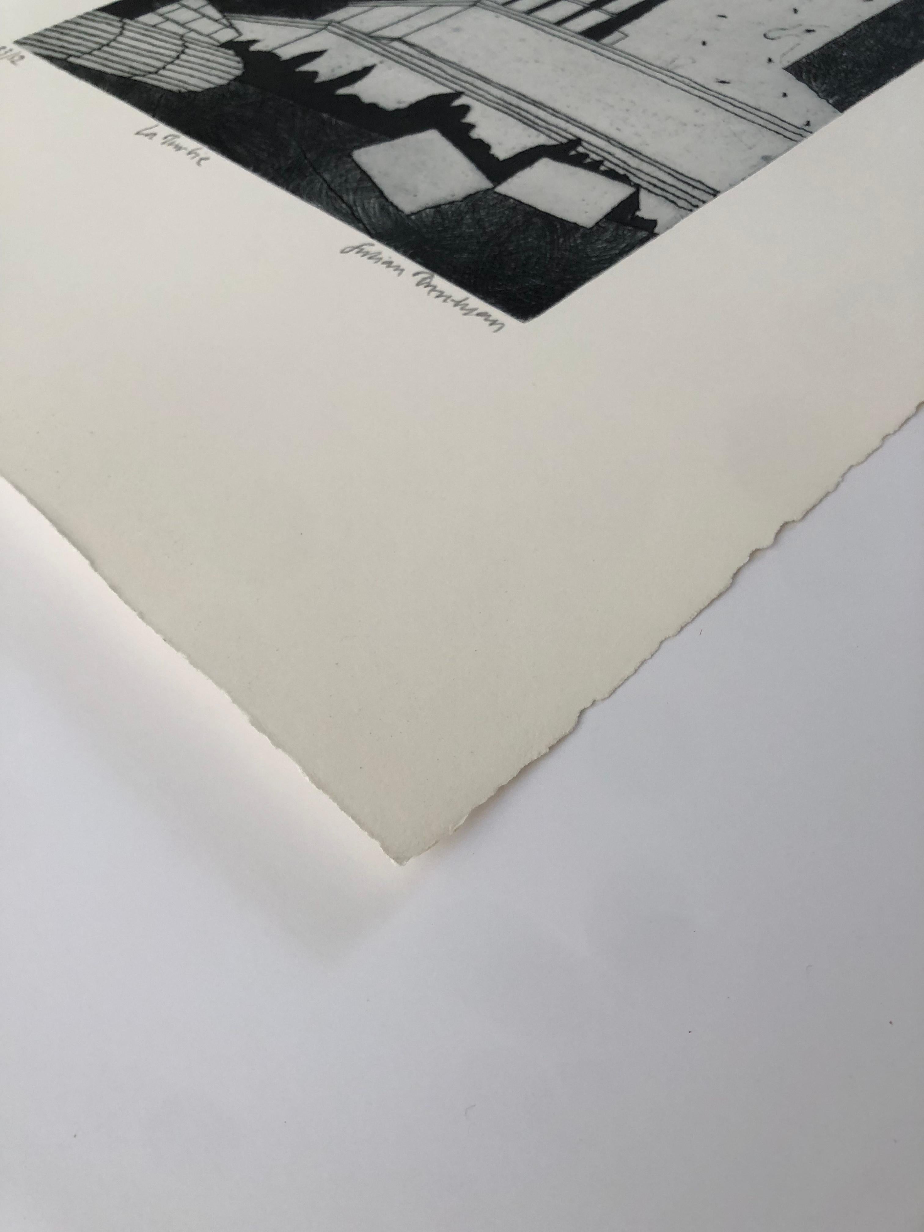 La Turbie - Post-Modern Print by Julian Trevelyan