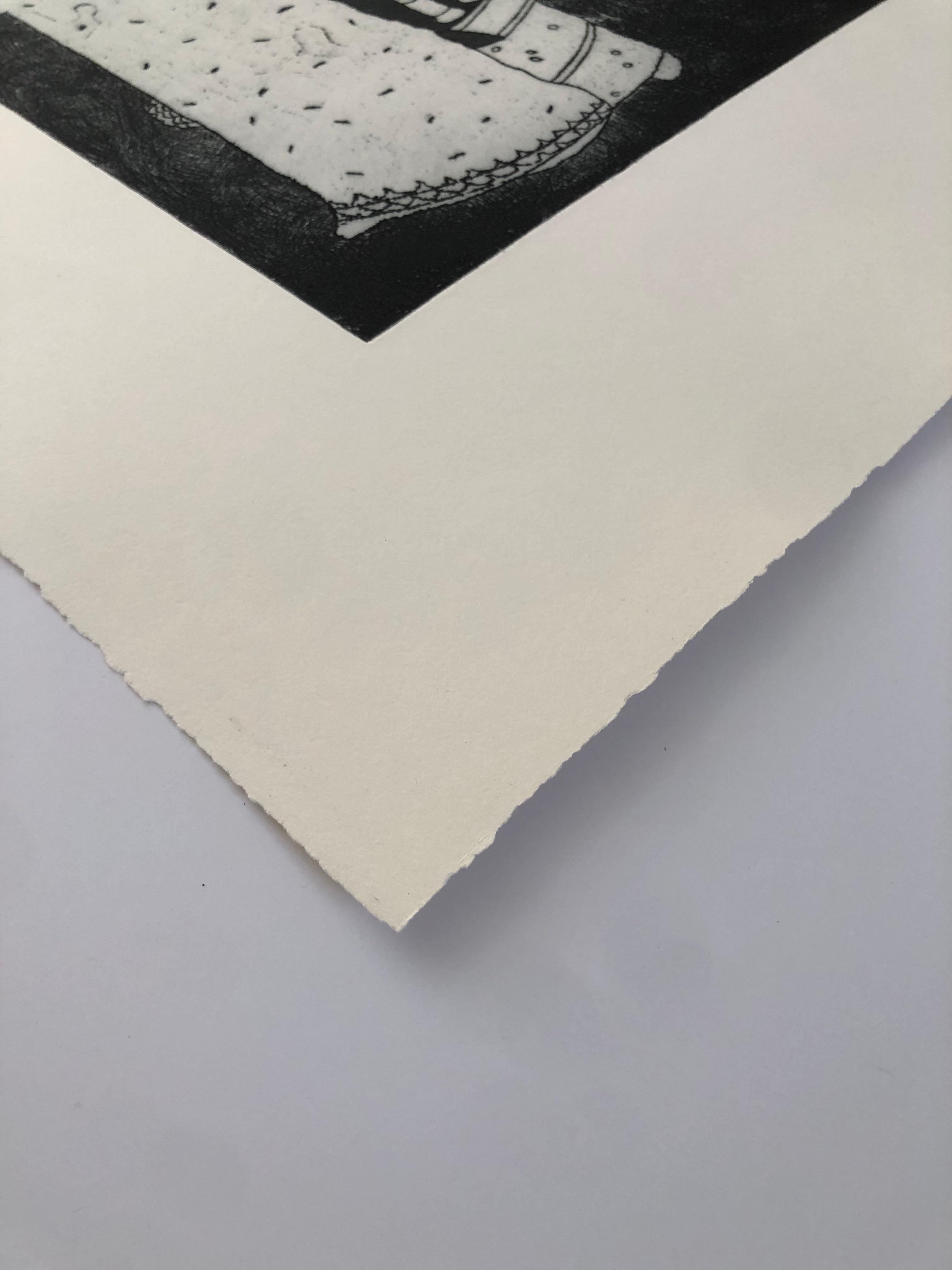 Julian Trevelyan
La Turbie, 1974
Etching and aquatint in colours. Pencil signed and titled (lower margin) wit full margins
78.7 x 58.4 cm
31 x 23 in
Edition 33 of 52

Julian Trevelyan’s prints reveal his distinctive blend of whimsy, abstraction, and